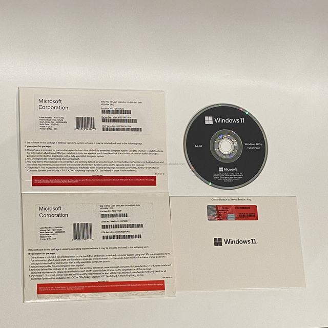 Global Windows 11 Pro OEM DVD 100% Online Activation Windows 11 Pro DVD Full Package Fast Shipping