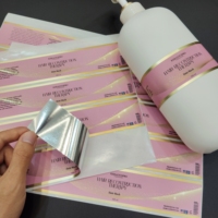 Étiquette autocollante personnalisée avec votre logo, autocollant en papier imperméable pour bouteille cosmétique, pot, emballage de produits ménagers