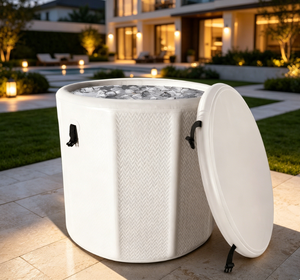 Vanace - Bañera de Hielo Redonda Inflable Personalizada para Exteriores con Bomba Manual para la Recuperación de Atletas - Product Image 1