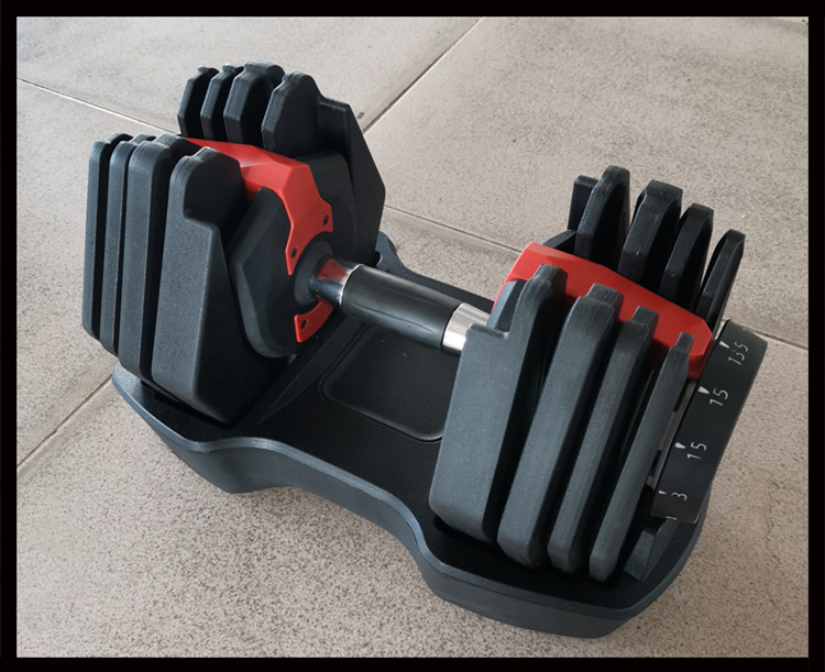 Gym Training fitness dumbbell weight lifting 16KGS adjustable dumbbell set