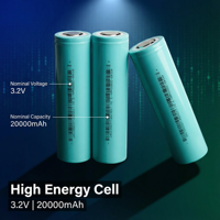 Batería Lifepo4 de 20000mAh, Celda de 3.2v, Alta Tasa de Descarga 2C/5C, Rendimiento Estable para Herramientas Eléctricas, Sistemas de Almacenamiento de Energía, Bicicletas Eléctricas y Dispositivos Industriales