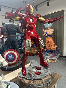 Estatua de Iron Man Mark 7 de Alta Calidad, Tamaño Real 1:1, Figura Coleccionable de Superhéroe de Marvel para Decoración de Interiores - Product Image 5