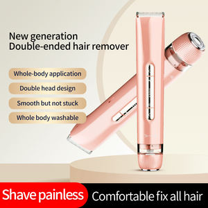 Maquinilla de Afeitar Eléctrica 2 en 1 para Mujer, Recortadora de Bikini, Afeitadora Facial, Depilación para Axilas, Piernas, Recortadora Corporal para Mujer, Impermeable IPX7 - Product Image 2