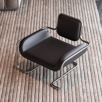 Chaise unique nordique médiévale en acier inoxydable, chaise convexe irrégulière, chaise de salon de luxe, chaise de réception