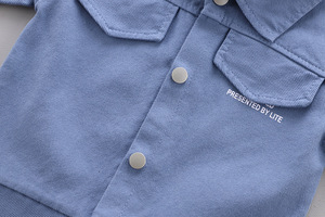 Nouvelle collection de vêtements pour enfants, ensembles de vêtements, t-shirt à impression personnalisée et pantalon de survêtement, ensemble 3 pièces pour enfants - Product Image 3