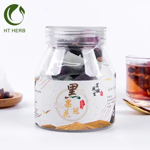 delicious blending Chinese herbal tea bags with black goji tea custom tea bag pyramid