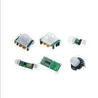 Modul Sensor Gerak PIR Inframerah Piroelektrik Tubuh Manusia HC-SR501 HC-SR505 AM312 SR602 RE200B RCWL-0516 untuk Keamanan