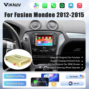 Decodificador Viknav Linux para Ford Fusion Mondeo 2012-2015, Mirror Wireless CarPlay, Android Auto, actualización estéreo, pantalla OEM - Product Image 2