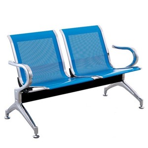 Silla de espera Bao Xian BX-RG350 de acero inoxidable con reposabrazos para uso hospitalario - Product Image 2