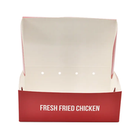 Boîte personnalisée à emporter de qualité alimentaire coréenne hot dog à emporter burger français restauration rapide papier poulet frit