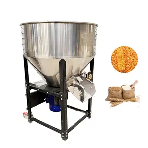 Auto grain homemadl 10 kg/h pellet diesel smerigliatrice per pollame piccolo miscelatore verticale per mangimi per suini animali