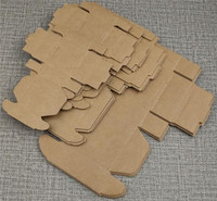 Boîte d'expédition en carton ondulé kraft miniature personnalisée pour accessoires de mode, petite boîte d'emballage en papier pliable
