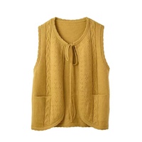 Pull à tricoter de haute qualité gilet cardigan printemps 2024 vêtements pour femmes