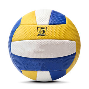 Bolas de voleibol de alta calidad Diseño de impresión de logotipo personalizado Cuero de PU personalizar tamaño 5 máquina de voleibol calidad cosida para SpO - Product Image 4