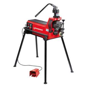 ROTHENBERGER - 1500001351 Ranura de rodillo estacionaria Rogroover 1-12 ''230V-EAN 4004625402177 ROSCADO Y RANURADO - Product Image 1