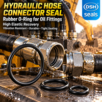 Joint torique hydraulique personnalisé anti-extrusion pour lignes d'huile et raccords rapides d'équipements lourds