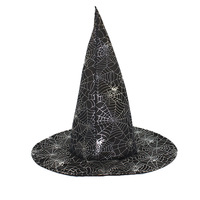 Sombrero de mago de tela Oxford, sombrero de bruja, accesorios de disfraz de maquillaje de Halloween, sombrero de bruja de Harry Potter, sombrero de bruja