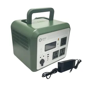 Draagbare Power Bank Station Zonne-Energie Generator 1200W Voor Camping Outdoor Auto Power Station