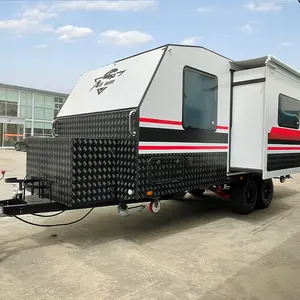 中国供应商4x4大篷车越野拖车，带独立浴室露营车拖车，为家庭提供大空间