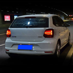 VW Polo 2011-2017 Alta Qualidade LED Cauda Lâmpada Sinal Dinâmico Freio/Reverso Plug + Play Instalação 55W Lente Vermelha Novo Auto Acessório - Product Image 5