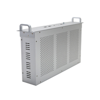 Boîtier de rack en aluminium 2U de 19 pouces, châssis de serveur de contrôle industriel, dispositif de communication personnalisé, découpe laser de tôle OEM