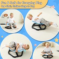 Chaise pivotante moderne en plastique en forme d'animal pour enfants autistes et bébés, jouet sensoriel lumineux dans le noir, siège pivotant pour l'équilibre, soutien TDAH