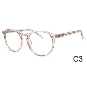 새로운 광학 안경 특대 라운드 프레임 CP 사출 안경