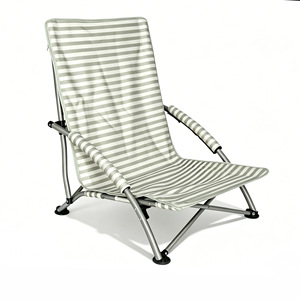 Silla Reclinable para Acampar al Aire Libre, Silla de <span class=keywords><strong>Playa</strong></span>, Silla Plegable de Respaldo Bajo y Alto, Cómoda, Ligera, con Marco de Acero - Product Image 6