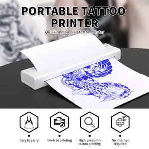 Newyes tùy chỉnh BT Tattoo Máy in nhiệt A4 Kích thước Tattoo Stencil máy in máy