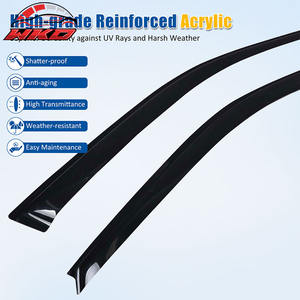 Pare-soleil en acrylique pour Honda Civic 96-00 Hatchback, lot de 2, protection des vitres latérales des portes de voiture - Product Image 3