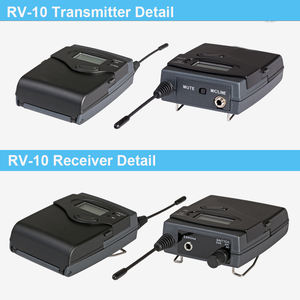 Wireless DSLR Microphone <span class=keywords><strong>For</strong></span> Cctv Cameras RV-10 Interview TV <span class=keywords><strong>Program</strong></span> Short Movie Producing Metal Case - Product Image 5
