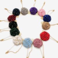 Harga Pabrik Bros Bunga, Pin Lapel Pengiring Pengantin, Korsase Pernikahan, Boutonniere, Pin Kancing untuk Aksesoris Pesta, Prom, dan Jas