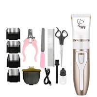 Tondeuse Électrique pour Animaux de Compagnie, Tondeuse pour Chiens, Chats, Teddy, Poodle, Tondeuse pour Poils des Pattes, Rasoir pour Fourrure d'Animaux, Kit d'Outils de Toilettage