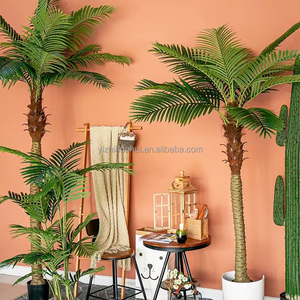 Albero Artificiale Grande per Interni ed Esterni, Decorazione Tropicale, Palma di Cocco Artificiale, Palma Areca Artificiale - Product Image 3