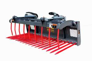 مرفقات آلات البناء الجديدة من سلسلة hCن ، شوكة كلاب زراعية ساخنة ، بناء محرك زلق من نوع graple Fork - Product Image 2