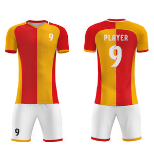 Best Selling Custom Team <b>Name</b> Men Soccer Uniform Team Logo Number Design 100% Polyester Soccer Uniform - Product Image 1