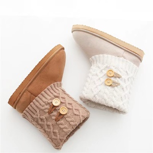 Mùa thu và mùa đông bông dép túi với mềm đế giày bông trong nhà và ngoài trời dày tuyết khởi động. - Product Image 2