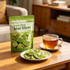 Tranches de kiwi lyophilisées, collation saine pour les boissons, ingrédient alimentaire en vrac, saveur acidulée, prêt à consommer, 10 kg - Product Image 1