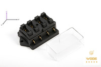 Boîtier de porte-fusibles à 4 voies de haute qualité, faible capacité de rupture, 32V, universel ATC/ATO, porte-fusibles à lame à 4 voies pour camions