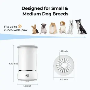 Limpiador automático de pies de animales pequeños, limpiador de patas de perro de raza mediana y grande con herramienta de aseo de Gel de sílice para fines de limpieza - Product Image 2