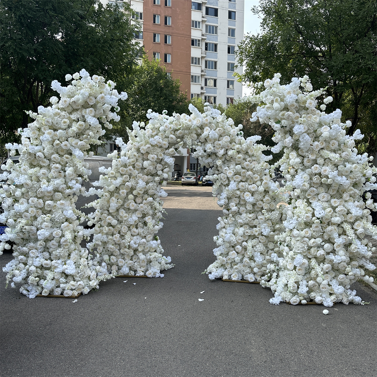 White(4pcs only flower)