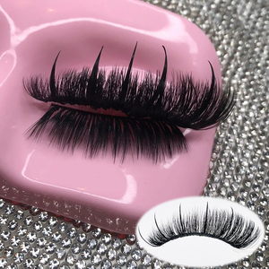 Handmade 100 Real Mink Hair Eyelashes Vendor Fluffy 3D Wet Mink <strong>Lash</strong> <strong>Strips</strong> <strong>That</strong> <strong>Look</strong> <strong>Like</strong> <strong>Extensions</strong> - Product Image 1