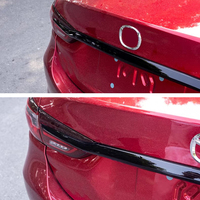 Trim Tutup Bagasi ABS Otomotif Berkualitas Tinggi, Trim Pintu Belakang Hitam untuk MAZDA 6 ATENZA