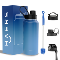Bouteille d'eau sans BPA, sport, logo personnalisé, gourde Aqua, gobelet de voyage, thermos en acier inoxydable, bouteilles d'eau potable