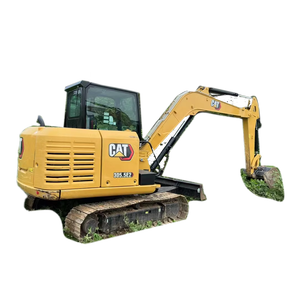 Mini-excavatrice Caterpillar 305.5E d'occasion pour usage domestique, mini-excavatrice hydraulique de 5 tonnes avec accessoire tarière CE - Product Image 1