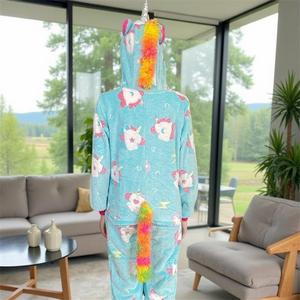 Pagliaccetto da <span class=keywords><strong>donna</strong></span> in <span class=keywords><strong>pile</strong></span> spesso unicorno morbido <span class=keywords><strong>pigiama</strong></span> - Product Image 3