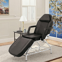 Lit de beauté en acier inoxydable XC-629, design contemporain pour micro-tatouage et micropigmentation dans les hôtels, salons et studios