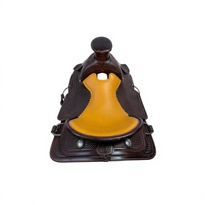 Selle de course anglaise antique en cuir véritable, arceau en bois personnalisé, faible MOQ 12 pièces, couleur personnalisée, BS International NA88 SUS304 - Product Image 1