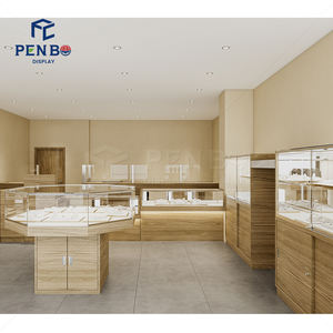 Solution de conception et d'aménagement de vitrines pour bijouterie, fabricant de mobilier de luxe moderne pour magasins de <span class=keywords><strong>bijoux</strong></span> - Product Image 2