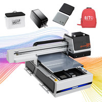Pabrik disediakan Format A3 UV DTF Inkjet Printer XP600 kepala cetak untuk silinder PVC payung kotak mesin api solusi AB Film